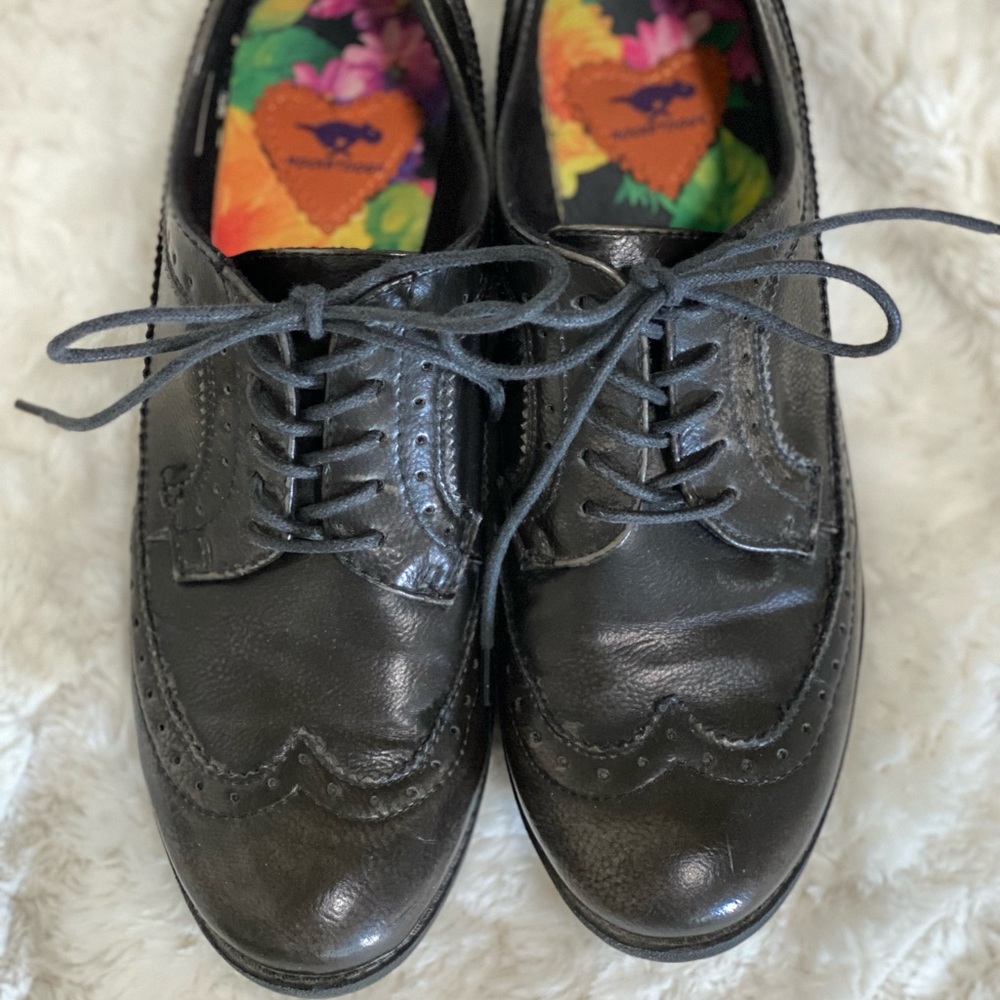 Rocket Dog Black Oxford Lace-ups